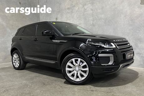 Black 2017 Land Rover Range Rover Evoque Wagon TD4 180 SE