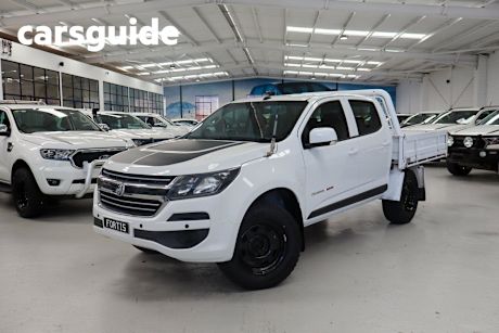 White 2018 Holden Colorado Crew Cab Pickup LS (4X4)
