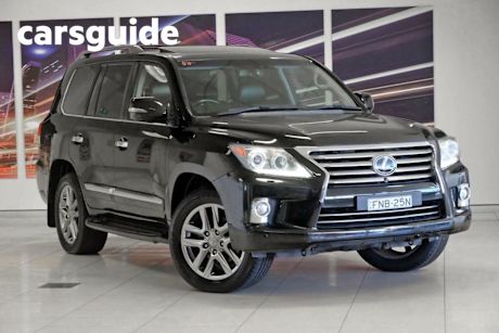 Black 2013 Lexus LX570 Wagon