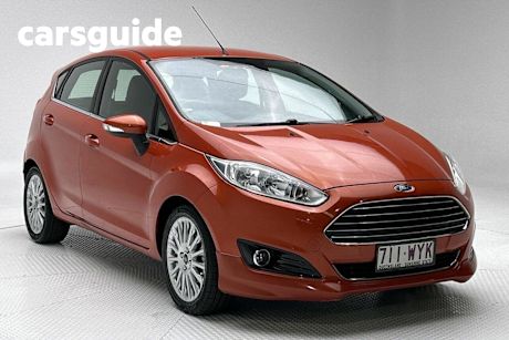 Orange 2015 Ford Fiesta Hatchback Sport