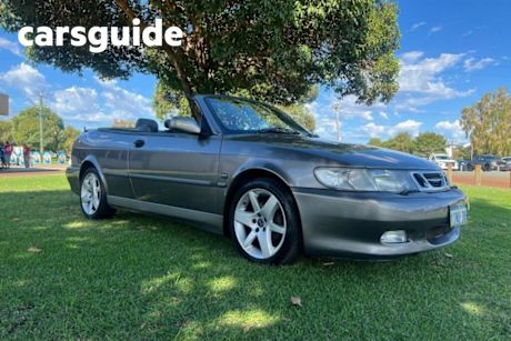 Grey 2003 Saab 9-3 Convertible TURBO 2.0t MY03