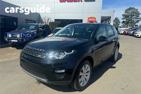Black 2016 Land Rover Discovery Sport Wagon SD4 SE