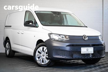 White 2025 Volkswagen Caddy Commercial TDI320 Cargo Maxi DSG