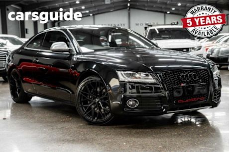 Black 2008 Audi S5 Coupe 4.2 FSI Quattro