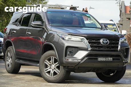 Grey 2021 Toyota Fortuner Wagon GXL
