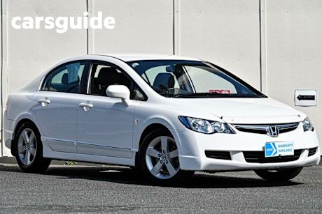 White 2008 Honda Civic Sedan VTI-L