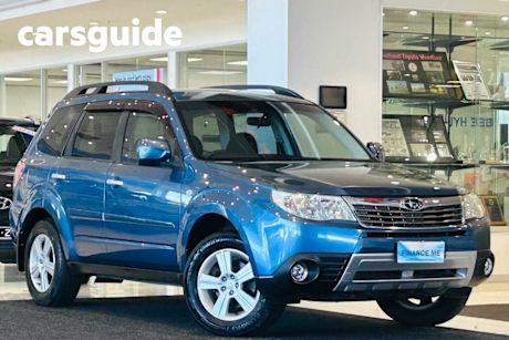 Blue 2009 Subaru Forester Wagon XS