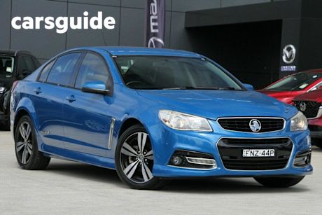Blue 2014 Holden Commodore Sedan SS Storm