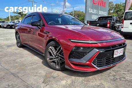 Red 2024 Hyundai Sonata Sedan N Line