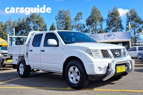 White 2014 Nissan Navara Dual Cab Pick-up RX (4X2)