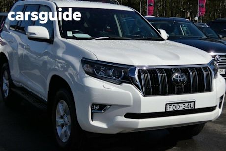 White 2023 Toyota Landcruiser Prado Wagon GXL