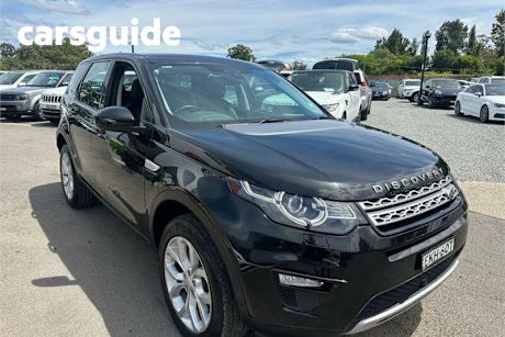 Black 2017 Land Rover Discovery Sport Wagon SD4 (177KW) HSE 5 Seat