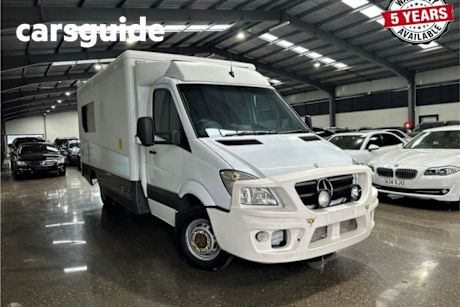 White 2011 Mercedes-Benz Sprinter Ute Tray 519CDI LWB