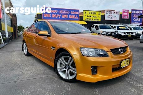 Orange 2010 Holden Commodore Sedan SV6