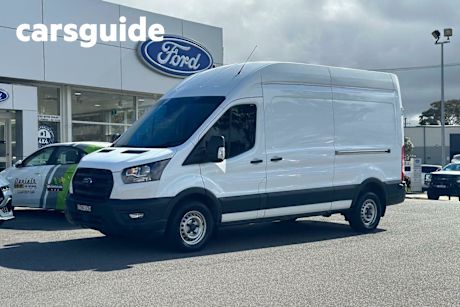 White 2021 Ford Transit Van Commercial 350L