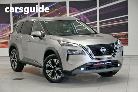 Silver 2023 Nissan X-Trail Wagon ST-L (4WD) 7 Seat