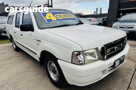 White 2004 Ford Courier Crew Cab Pickup XL