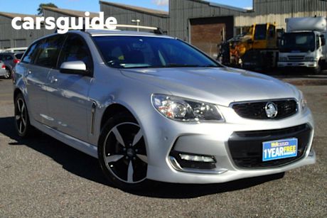 Silver 2017 Holden Commodore Sportswagon SV6