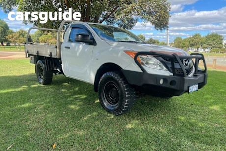 White 2013 Mazda BT-50 Ute Tray XT (4x4) MY13