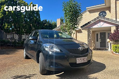 Grey 2014 Toyota Yaris Sedan YRS