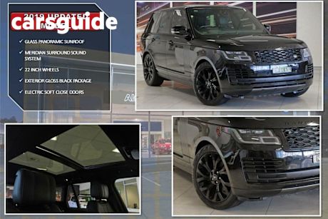 Black 2018 Land Rover Range Rover Wagon Vogue TDV6