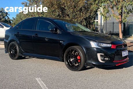 Black 2017 Mitsubishi Lancer Sedan GSR
