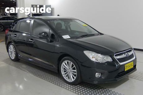 Black 2012 Subaru Impreza Hatchback 2.0I-S (awd)