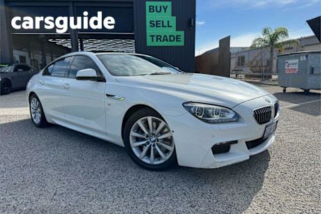 White 2014 BMW 640D Coupe Gran Coupe