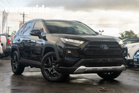 Black 2022 Toyota RAV4 Wagon Edge (awd) Hybrid