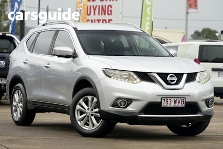 Silver 2016 Nissan X-Trail Wagon ST-L (fwd)