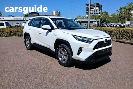 White 2022 Toyota RAV4 Wagon GX (2WD) Hybrid