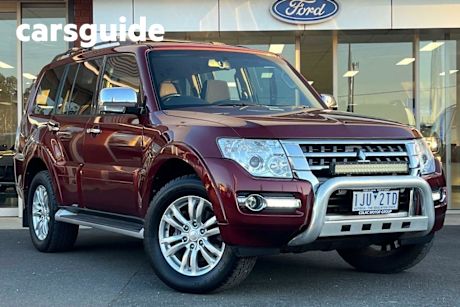 Red 2017 Mitsubishi Pajero Wagon GLX LWB (4X4)