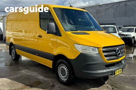 Yellow 2018 Mercedes-Benz Sprinter Commercial 314CDI Low Roof MWB 9G-Tronic FWD