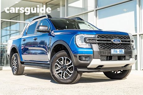 Blue 2024 Ford Ranger Double Cab Pick Up Sport 3.0 (4X4)