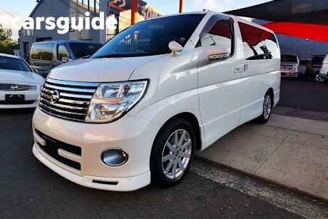 White 2007 Nissan Elgrand Commercial Highway Star