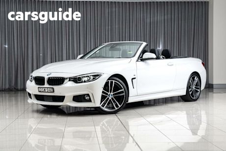 White 2017 BMW 420I Convertible M Sport