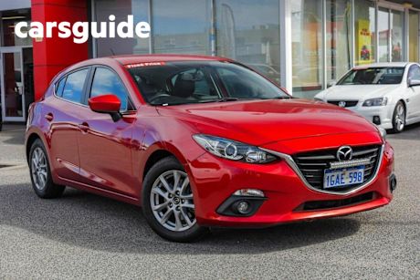 Red 2016 Mazda 3 Hatchback Touring