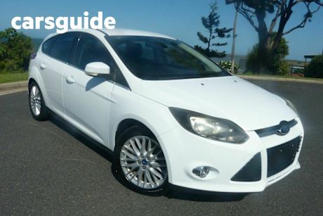 White 2011 Ford Focus Hatchback Trend