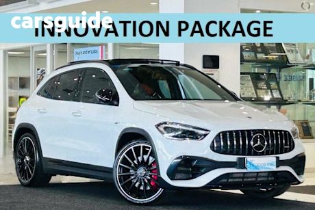 White 2021 Mercedes-Benz GLA45 Wagon S 4Matic+