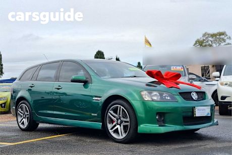 Green 2009 Holden Commodore Sportswagon SV6