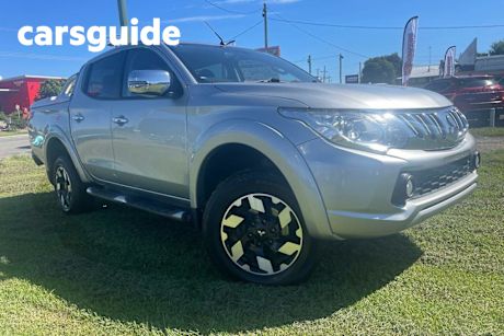 Silver 2016 Mitsubishi Triton Dual Cab Utility Exceed (4X4)