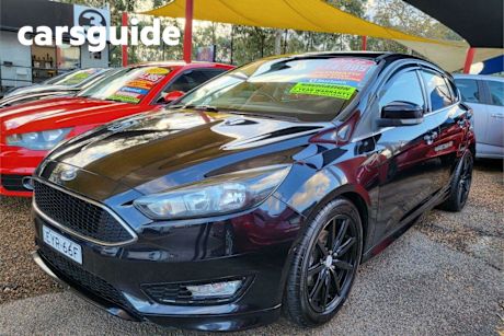 Black 2016 Ford Focus Hatchback Sport