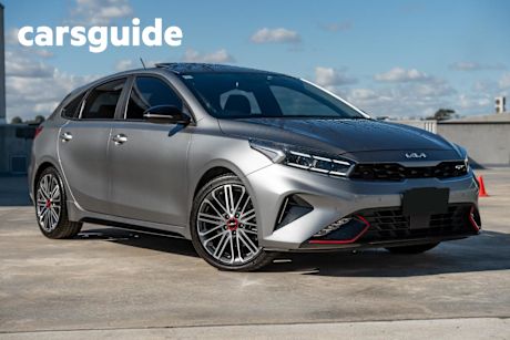 Grey 2022 Kia Cerato Hatchback GT