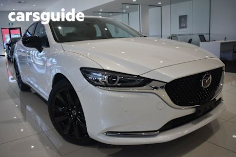 White 2024 Mazda 6 Sedan G35 GT SP