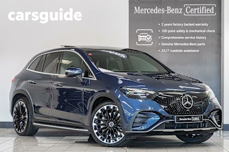 Blue 2024 Mercedes-Benz EQE Saloon 350 4Matic
