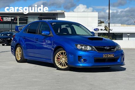 Blue 2013 Subaru WRX Sedan RS40 (awd)