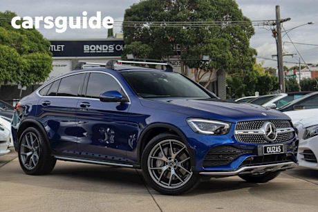 Blue 2020 Mercedes-Benz GLC Coupe 300 4Matic