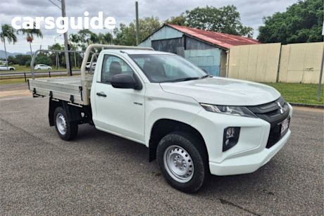 White 2019 Mitsubishi Triton Cab Chassis GLX