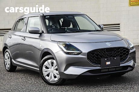 Silver 2025 Suzuki Swift Hatchback Hybrid