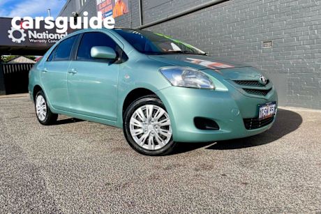 Green 2007 Toyota Yaris Sedan YRS